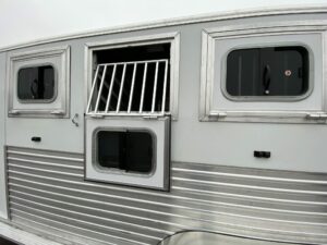 open livestock trailer window