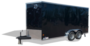 Tandem Axle Darkhorse enclosed trailer from I39 Supply