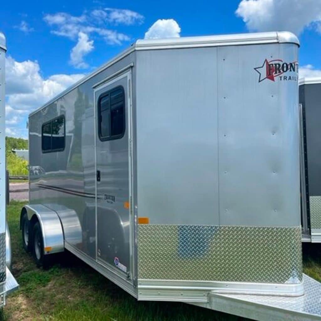 2023 Frontier 3 Horse Trailer-Strider Series Lite