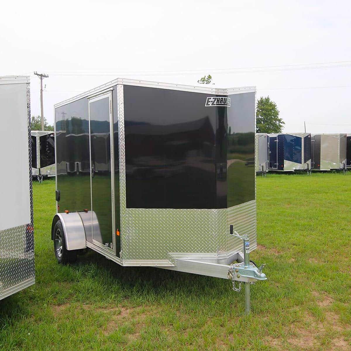 single axle ez hauler enclosed trailer