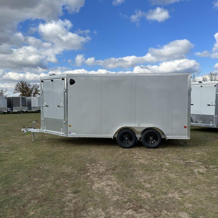 7x19 EZ Hauler Inline Snowmobile Trailer