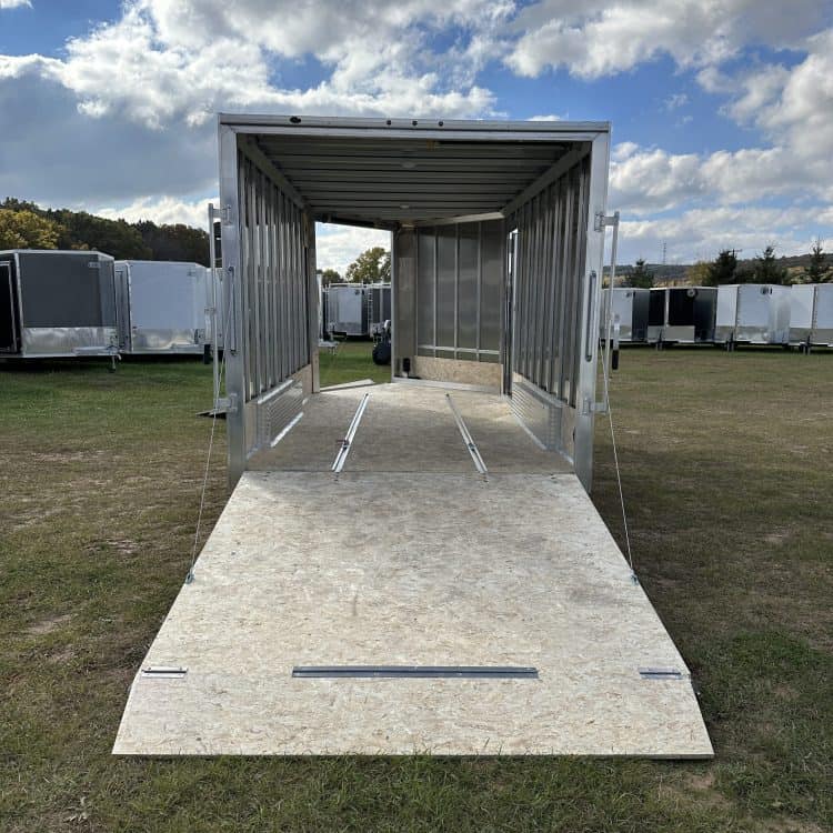 7x19 EZ Hauler Inline Snowmobile Trailer