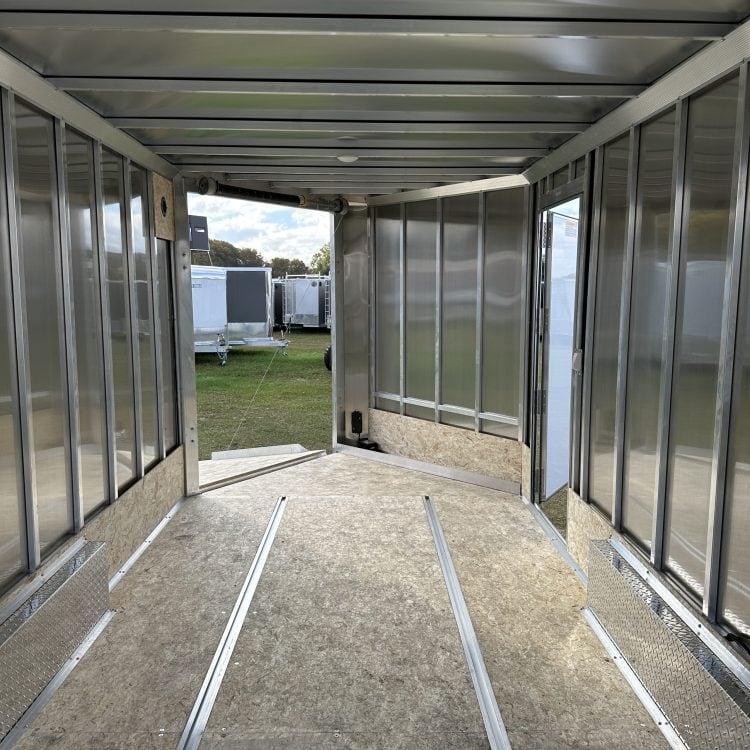 7x19 EZ Hauler Inline Snowmobile Trailer